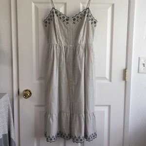 Madewell embroidered dress
